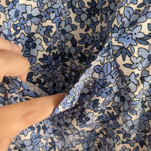 NWT Royalty for Me Blue and White Floral Short Size 1X - Picture 6 of 11